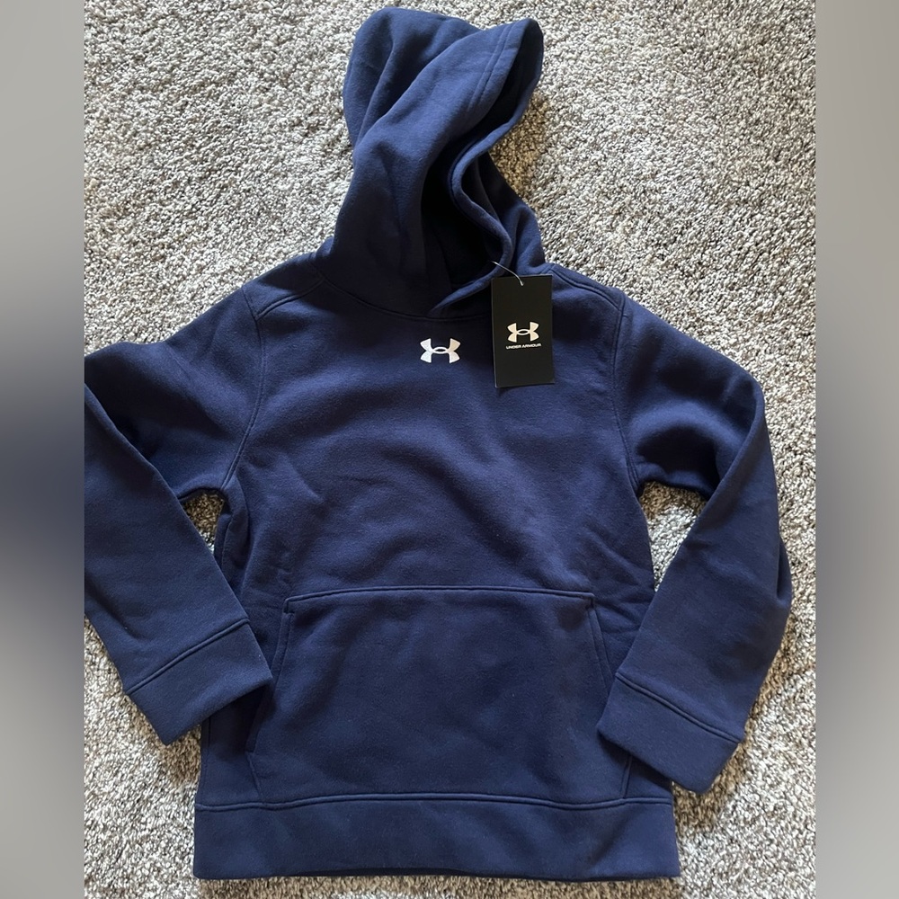 Under Armour Boys Loose Fit Embroidered Hoodie - Size Youth Small